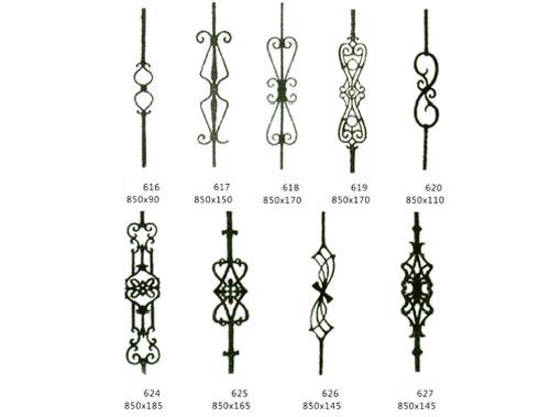 洛陽(yáng)鐵藝-樓梯花件